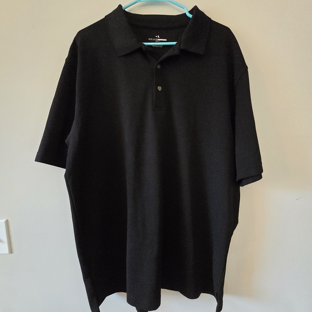 Grand Slam Golf Black Polo Shirt - Short Sleeve Classic XXL